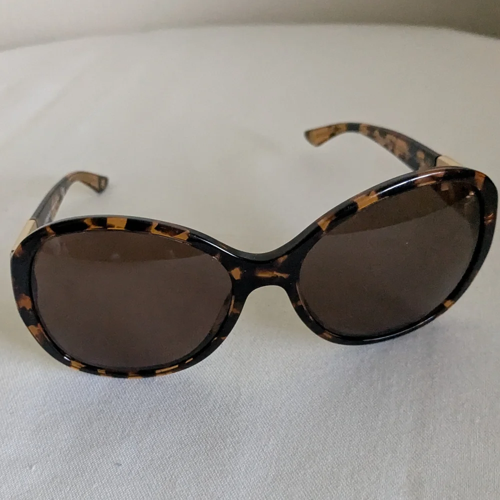 Versace Amber Havana Brown Shade Lens Tortoise Sunglasses VE4241B 998/73 Womens